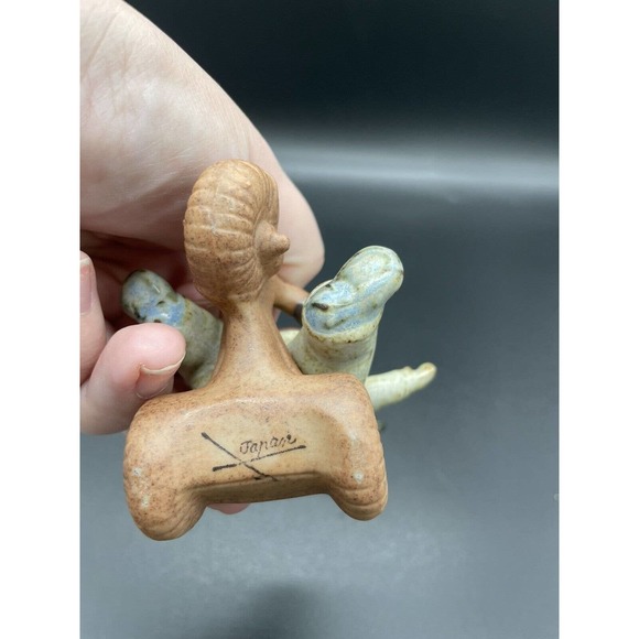 UCTCI Boy Riding Tricycle Stoneware Made In Japan - Picture 6 of 7